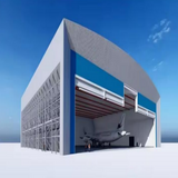 Architectural Design of industrial hangar